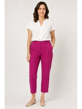 Susan Bristol White Label Fuchsia Pants Cropped